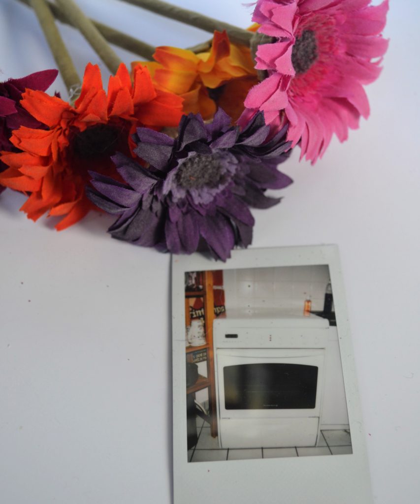 assiette diy four polaroid 